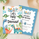 Search for roar birthday invitations Party animals