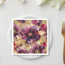 Search for special occasion napkins Flowers