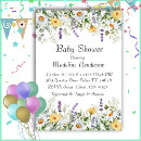 Search for flower borders baby shower invitations Watercolor