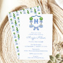 Search for topiary invitations Blue