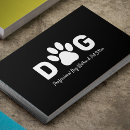Search for pet shop business cards Modern