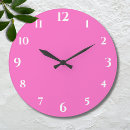 Search for neon pink clocks Contemporary