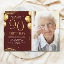 Search for customizeable birthday invitations For her