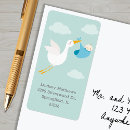 Search for delivery return address labels Stork