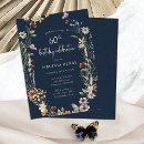 Search for grandmother birthday invitations Watercolor floral