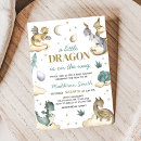 Search for dragon baby shower invitations Magical