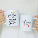 Search for erased mugs Teacher appreciation