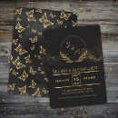 Search for gold butterfly wedding invitations Elegant