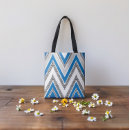 Search for grey chevron bags Blue