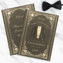 Search for black tuxedo invitations Gold