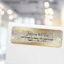 Search for premium return address labels Gold
