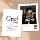 Search for class of 2026 graduation invitations Modern