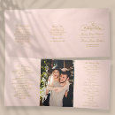 Search for blush pink wedding programmes Typography