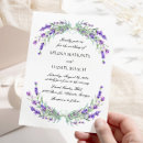 Search for lavender flower wedding invitations Purple