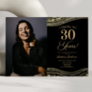 Search for champagne 30th birthday invitations Cheers to 30 years