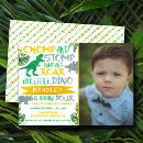Search for little dino birthday invitations Modern