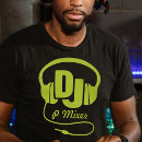 Search for headphones tshirts Disc jockey