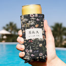 Search for boho wedding can coolers Watercolor floral