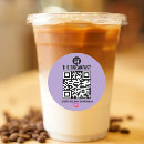 Search for purple event stickers Qr code