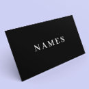 Search for template appointment cards Black