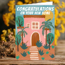 Search for new house congratulations cards Modern