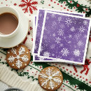 Search for purple christmas napkins White