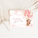 Search for teddy bear thank you cards Pink