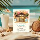 Search for tropical engagement party invitations Hawaiian luau