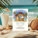 Search for tropical engagement party invitations Hawaiian luau