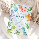Search for turning 3 invitations Dinosaur