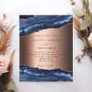 Search for elegant evening invitations Navy blue