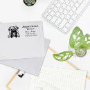 Search for pug rubber stamps Return address