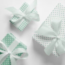 Search for green polka dot wrapping paper Gingham