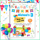 Search for bounce house party invitations Gender neutral