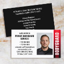 Search for bodyguard business cards Bouncer