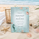 Search for seashore wedding invitations Watercolor