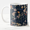 Search for navy floral mugs Bohemian