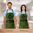 Search for black green aprons Scottish