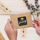 Search for black hat stickers Graduation party