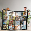 Search for 16 photo collage fleece blankets Modern