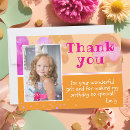 Search for pink and orange thank you cards For kids
