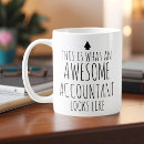 Search for accounting coffee mugs Spreadsheet
