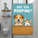 Search for cat bathroom posters Animals