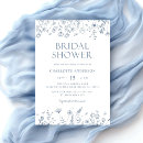 Search for periwinkle bridal shower invitations Floral