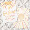 Search for little sunshine invitations Gender neutral boy girl