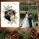 Search for wedding photo christmas cards Watercolor