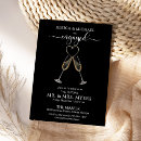 Search for champagne toast engagement party invitations Modern