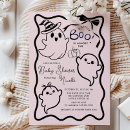 Search for spooky baby shower invitations Little boo