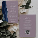 Search for mauve invitations Qr code