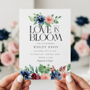 Search for navy and pink bridal shower invitations Bride